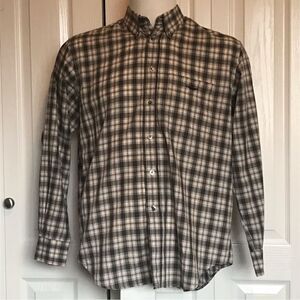Valentino jeans plaid shirt